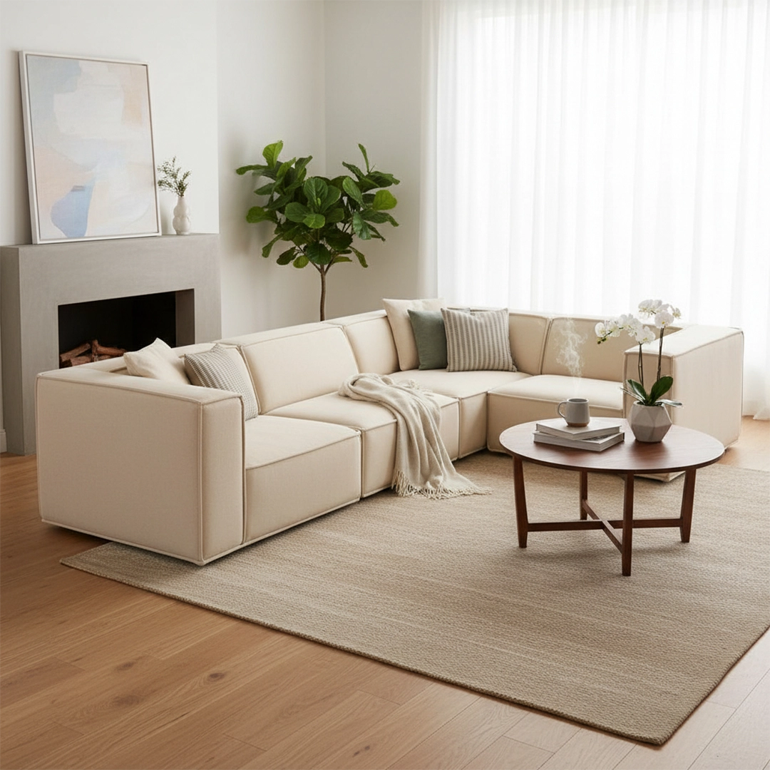 Lego Dörtlü Modüler Köşe Koltuk Takımı